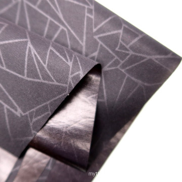 Customizable Different Style Black Diamond Lattice 30D Elastic Skin-friendly Knitted Bonded TPU Fabric